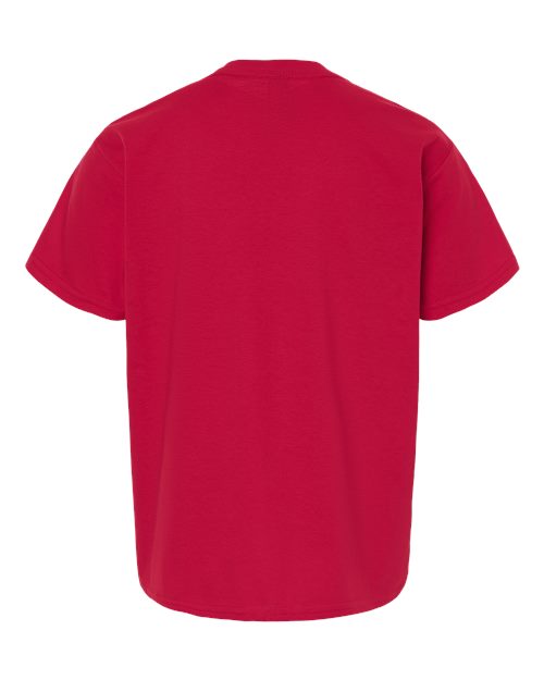 Gildan 12523, 3000b Youth Light Cotton T-shirt, Cherry Red