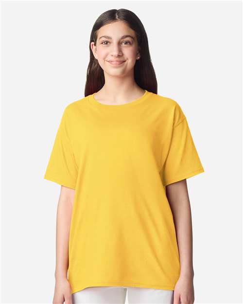 Gildan 12523, 3000b Youth Light Cotton T-shirt, Daisy