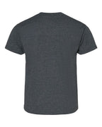 Gildan 12523, 3000b Youth Light Cotton T-shirt, Dark Heather