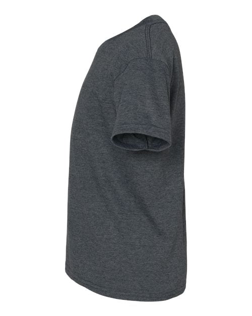 Gildan 3000B, Youth Light Cotton T-shirt, Dark Heather