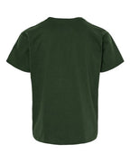 Gildan 12523, 3000b Youth Light Cotton T-shirt, Forest Green