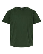 Gildan 12523, 3000b Youth Light Cotton T-shirt, Forest Green