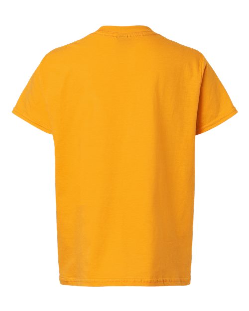Gildan 12523, 3000b Youth Light Cotton T-shirt, Gold