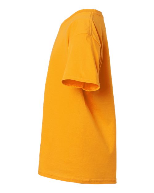 Gildan 12523, 3000b Youth Light Cotton T-shirt, Gold
