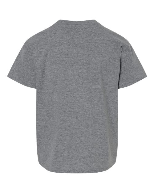 Gildan 12523, 3000b Youth Light Cotton T-shirt, Graphite Heather
