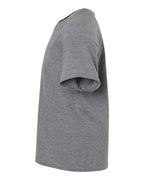 Gildan 12523, 3000b Youth Light Cotton T-shirt, Graphite Heather