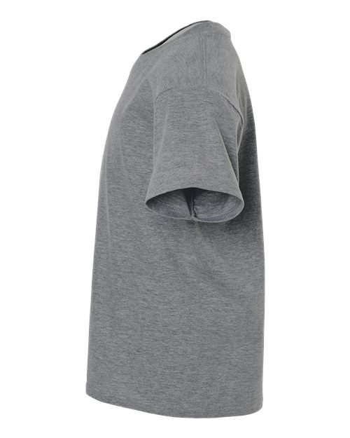 Gildan 12523, 3000b Youth Light Cotton T-shirt, Graphite Heather