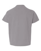 Gildan 12523, 3000b Youth Light Cotton T-shirt, Gravel