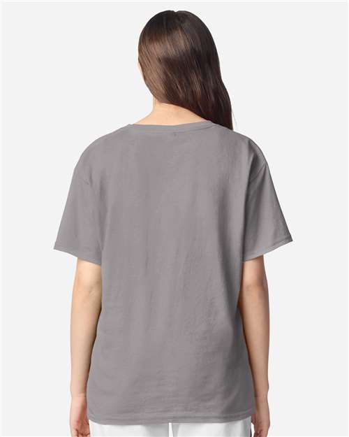 Gildan 12523, 3000b Youth Light Cotton T-shirt, Gravel