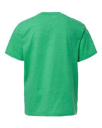 Gildan 3000B, Youth Light Cotton T-shirt, Heather Irish Green