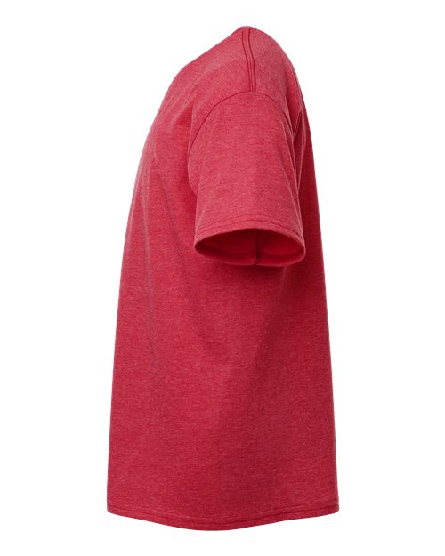 Gildan 3000B, Youth Light Cotton T-shirt, Heather Red