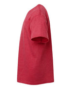 Gildan 3000B, Youth Light Cotton T-shirt, Heather Red