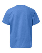 Gildan 3000B, Youth Light Cotton T-shirt, Heather Royal