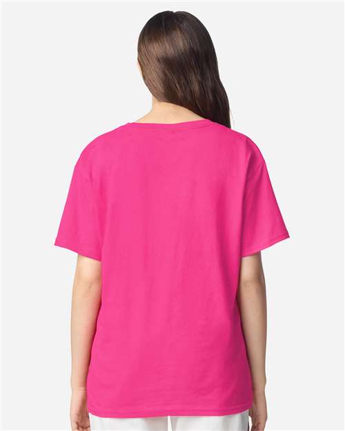 Gildan 12523, 3000b Youth Light Cotton T-shirt, Heliconia