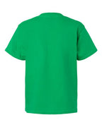Gildan 12523, 3000b Youth Light Cotton T-shirt, Irish Green