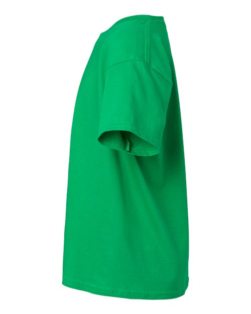 Gildan 12523, 3000b Youth Light Cotton T-shirt, Irish Green