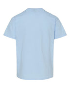 Gildan 12523, 3000b Youth Light Cotton T-shirt, Light Blue