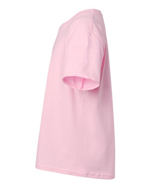 Gildan 3000B, Youth Light Cotton T-shirt, Light Pink