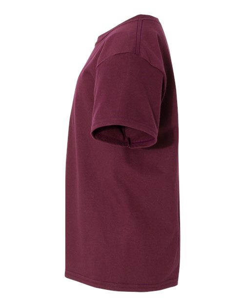 Gildan 12523, 3000b Youth Light Cotton T-shirt, Maroon