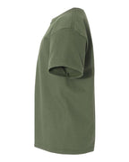 Gildan 12523, 3000b Youth Light Cotton T-shirt, Military Green