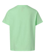 Gildan 12523, 3000b Youth Light Cotton T-shirt, Mint Green