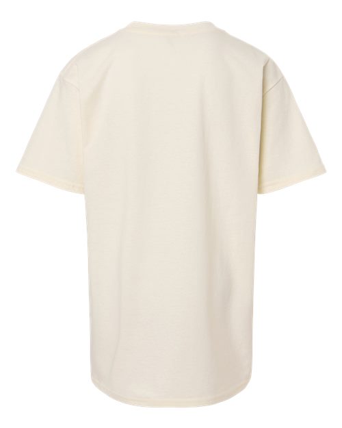 Gildan 12523, 3000b Youth Light Cotton T-shirt, Natural