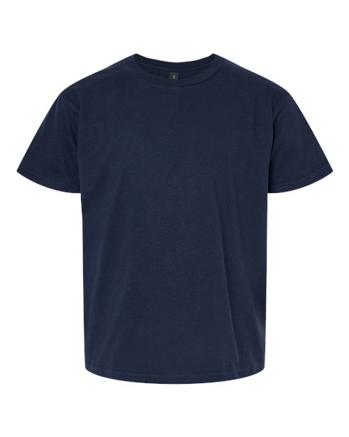 Gildan 12523, 3000b Youth Light Cotton T-shirt, Navy