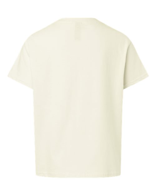 Gildan 3000B, Youth Light Cotton T-shirt, Off White