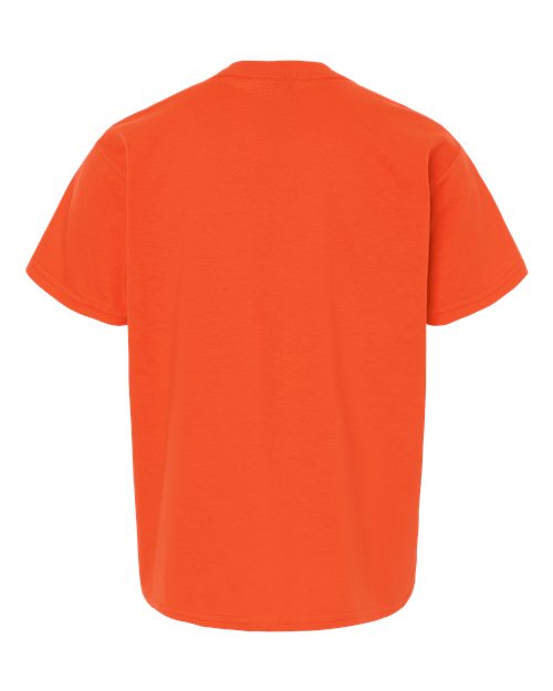 Gildan 12523, 3000b Youth Light Cotton T-shirt, Orange