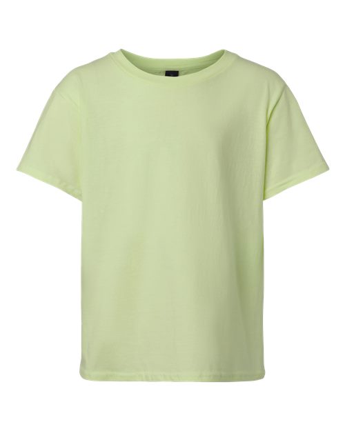 Gildan 12523, 3000b Youth Light Cotton T-shirt, Pistachio