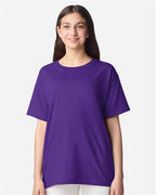 Gildan 12523, 3000b Youth Light Cotton T-shirt, Purple