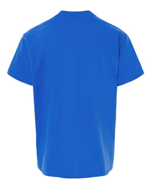 Gildan 12523, 3000b Youth Light Cotton T-shirt, Royal