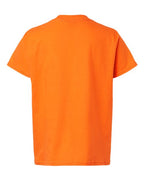 Gildan 12523, 3000b Youth Light Cotton T-shirt, Safety Orange