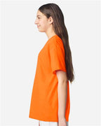 Gildan 12523, 3000b Youth Light Cotton T-shirt, Safety Orange