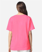 Gildan 12523, 3000b Youth Light Cotton T-shirt, Safety Pink
