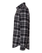 Columbia 161795, Men's Cornell Woods Flannel Shirt, Black Backland Tartan