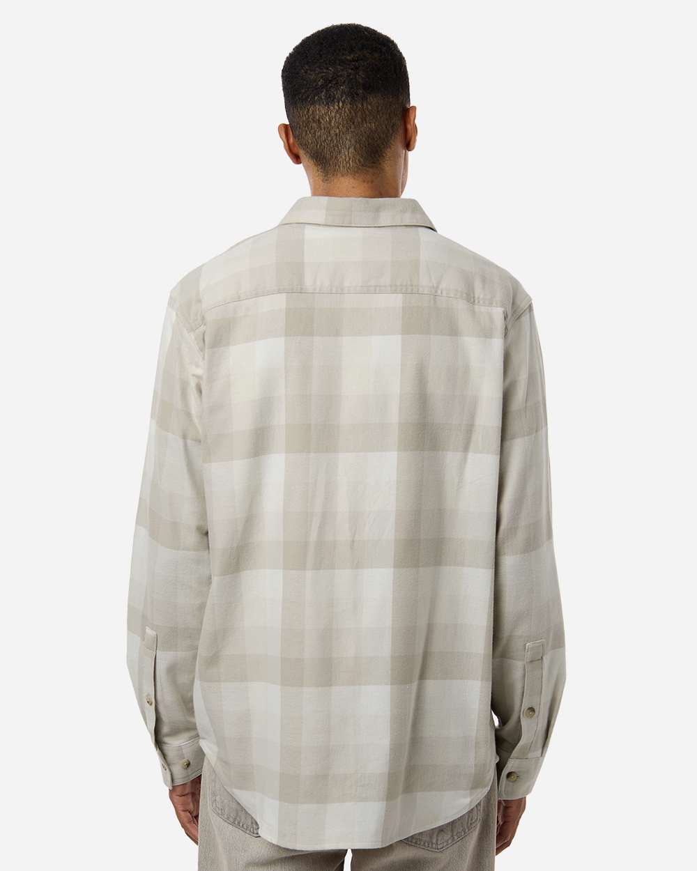 Columbia 161795, Men's Cornell Woods Flannel Shirt, Dark Stone Multi Buffalo Check