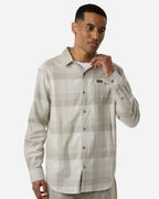 Columbia 161795, Men's Cornell Woods Flannel Shirt, Dark Stone Multi Buffalo Check