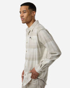 Columbia 161795, Men's Cornell Woods Flannel Shirt, Dark Stone Multi Buffalo Check