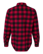 Columbia 161795, Men's Cornell Woods Flannel Shirt, Mountain Red Buffalo Check
