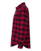 Columbia 161795, Men's Cornell Woods Flannel Shirt, Mountain Red Buffalo Check