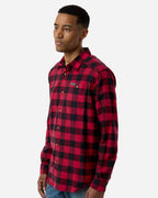 Columbia 161795, Men's Cornell Woods Flannel Shirt, Mountain Red Buffalo Check