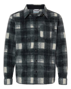 Columbia 209769, Men's Steens Mountain Printed Shirt Jacket Ii, Chalk Omblur