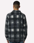 Columbia 209769, Men's Steens Mountain Printed Shirt Jacket Ii, Chalk Omblur