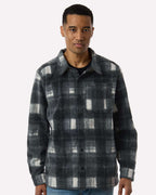 Columbia 209769, Men's Steens Mountain Printed Shirt Jacket Ii, Chalk Omblur