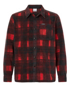 Columbia 209769, Men's Steens Mountain Printed Shirt Jacket Ii, Sail Red Omblur