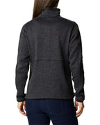 Columbia 208572, Women's Sweater Weather Ii Full-zip Jacket, Black Heather