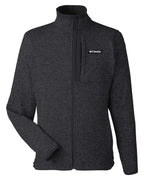 Columbia 209773, Men's Sweater Weather Full-zip Jacket, Black Heather