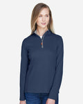 Devon & Jones DG479W, Knits & Layering, Black/ Grey Heather/ Graphite