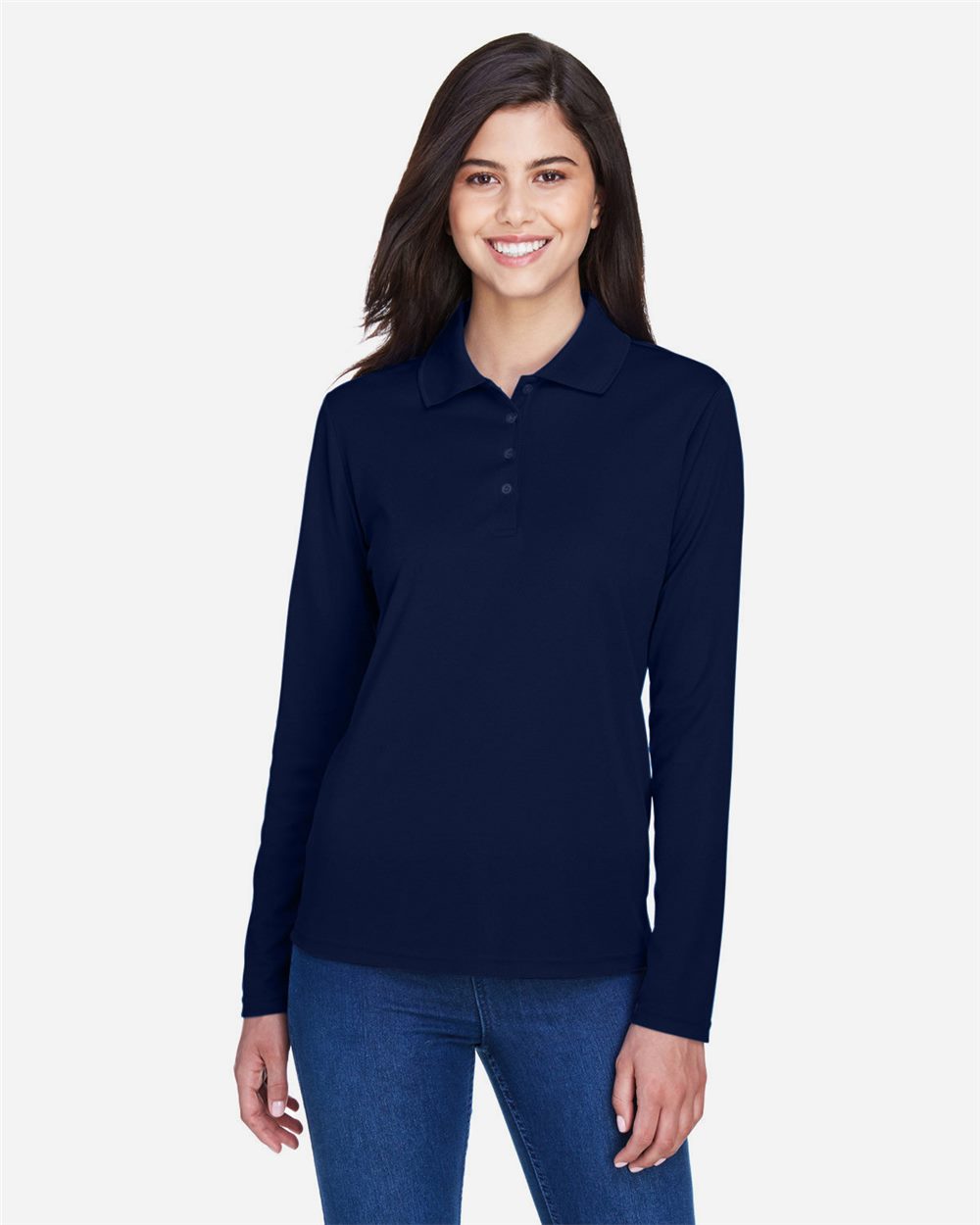 CORE365 78192 Women's Pinnacle Performance Long Sleeve Piqué Polo